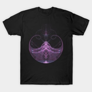 Purple fractal abstraction T-Shirt